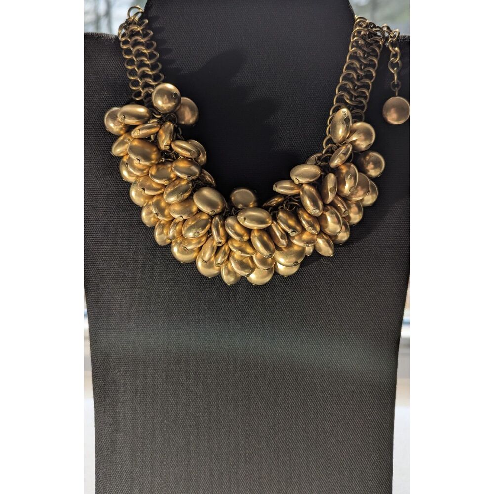 Chico's Gold Tone Cha Cha Necklace
